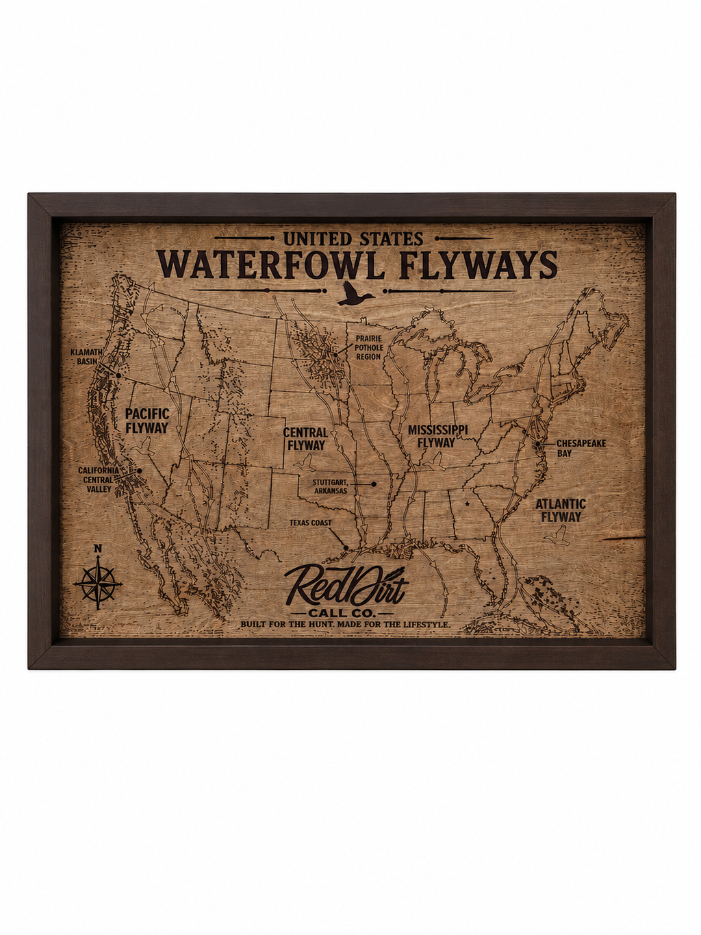 Waterfowl Flyway Map, United States