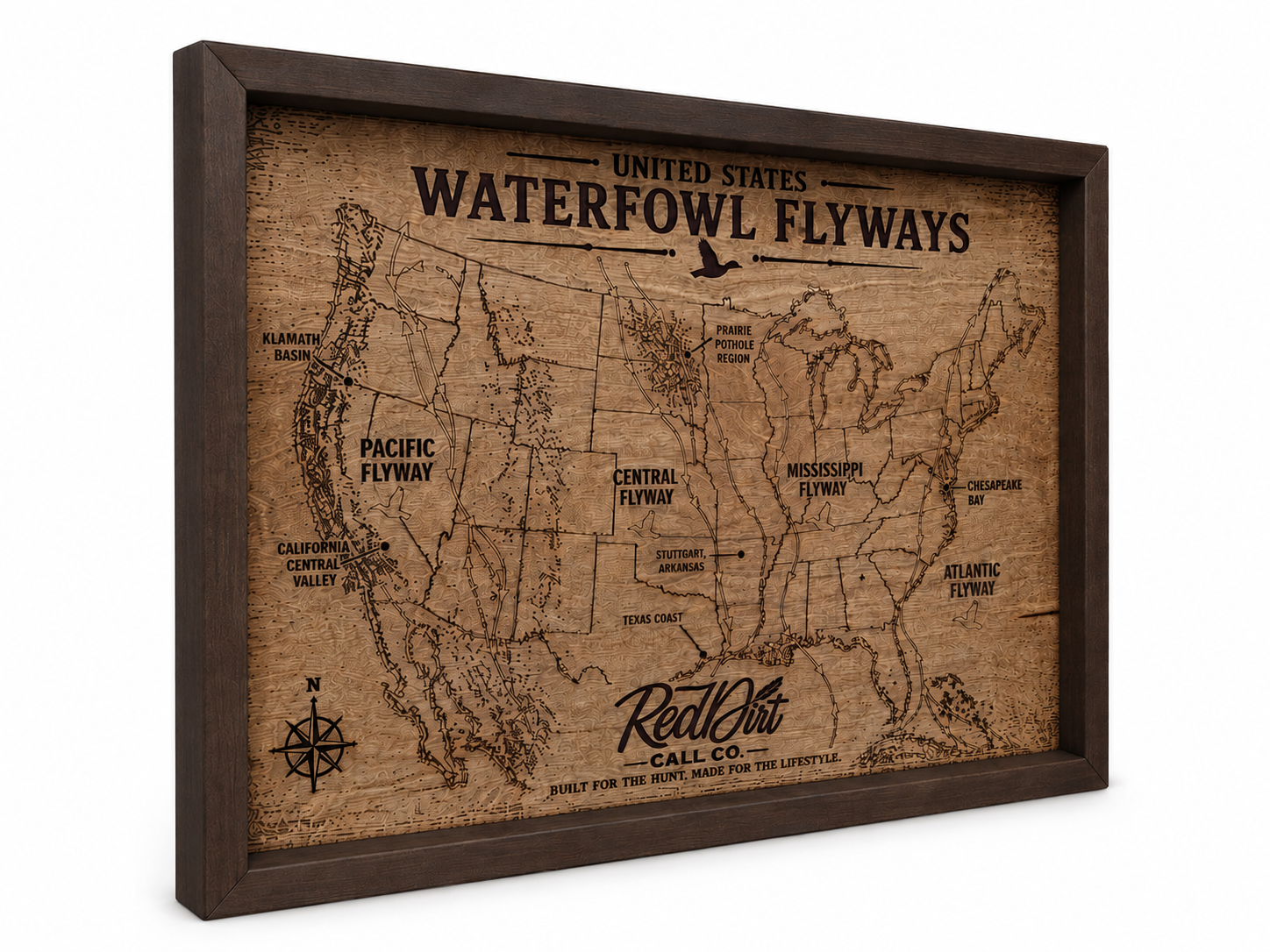 Waterfowl Flyway Map, United States